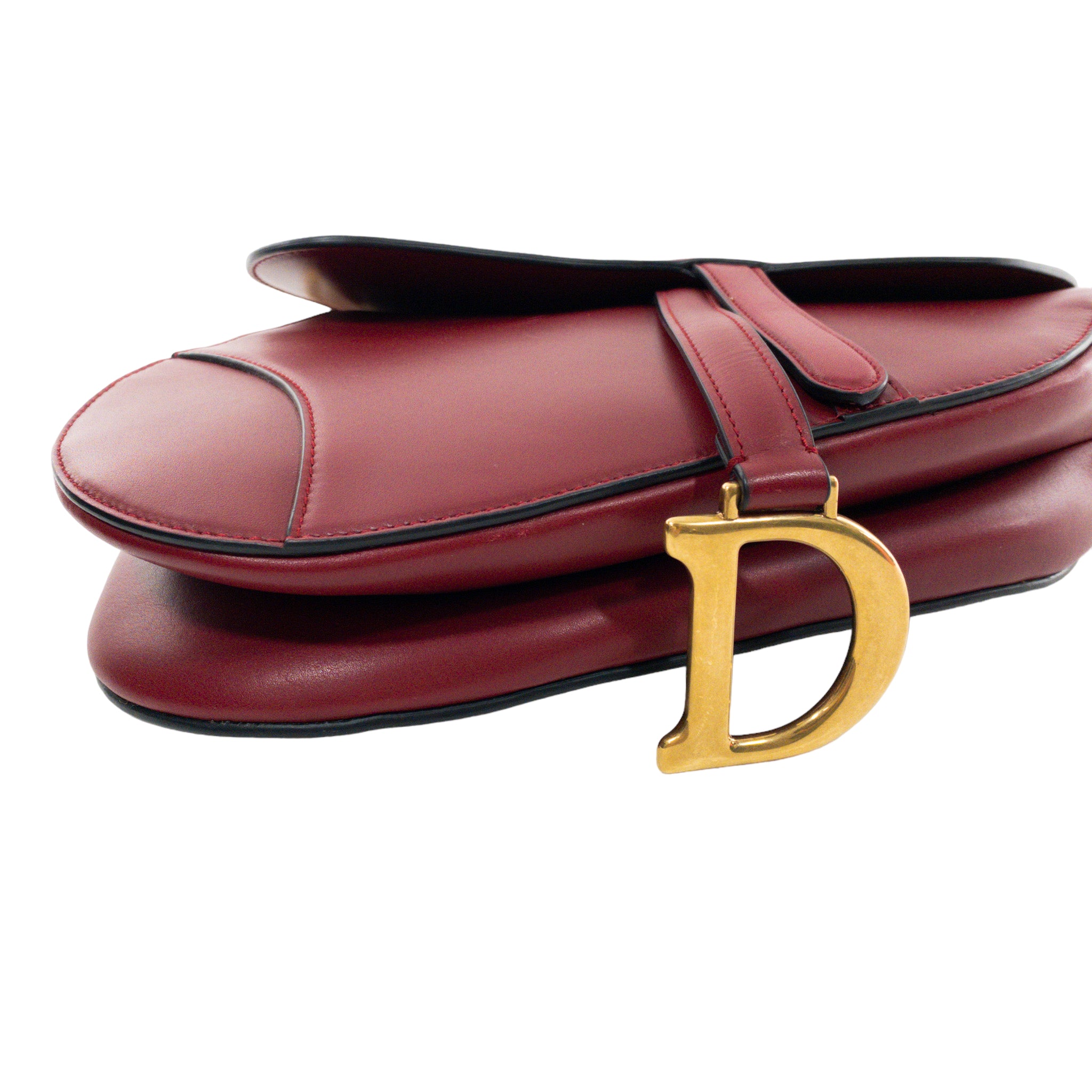 Dior Medium Leather Saddle Bag