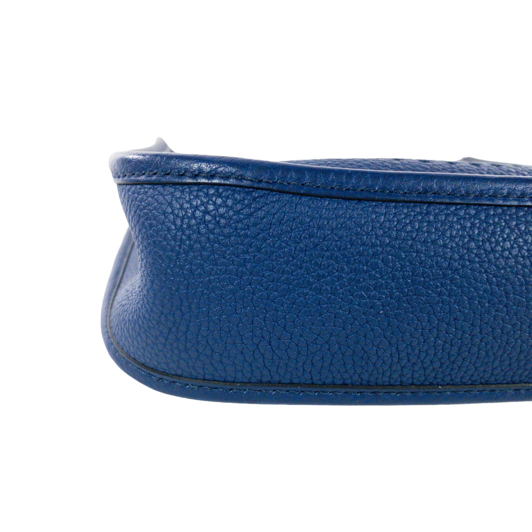 HERMES EVELYNE 1GM Clemence leather Blue jean □I Engraving Shoulder ba –  BRANDSHOP-RESHINE