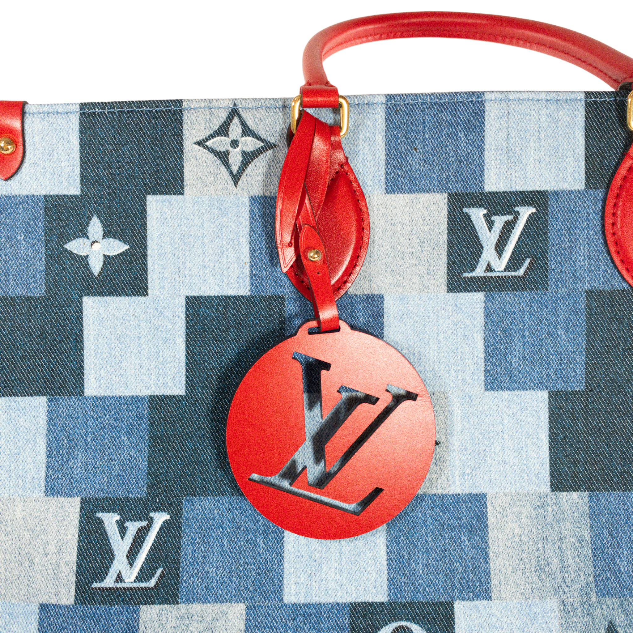 Louis Vuitton Beach Pouch Damier and Monogram Patchwork Denim at